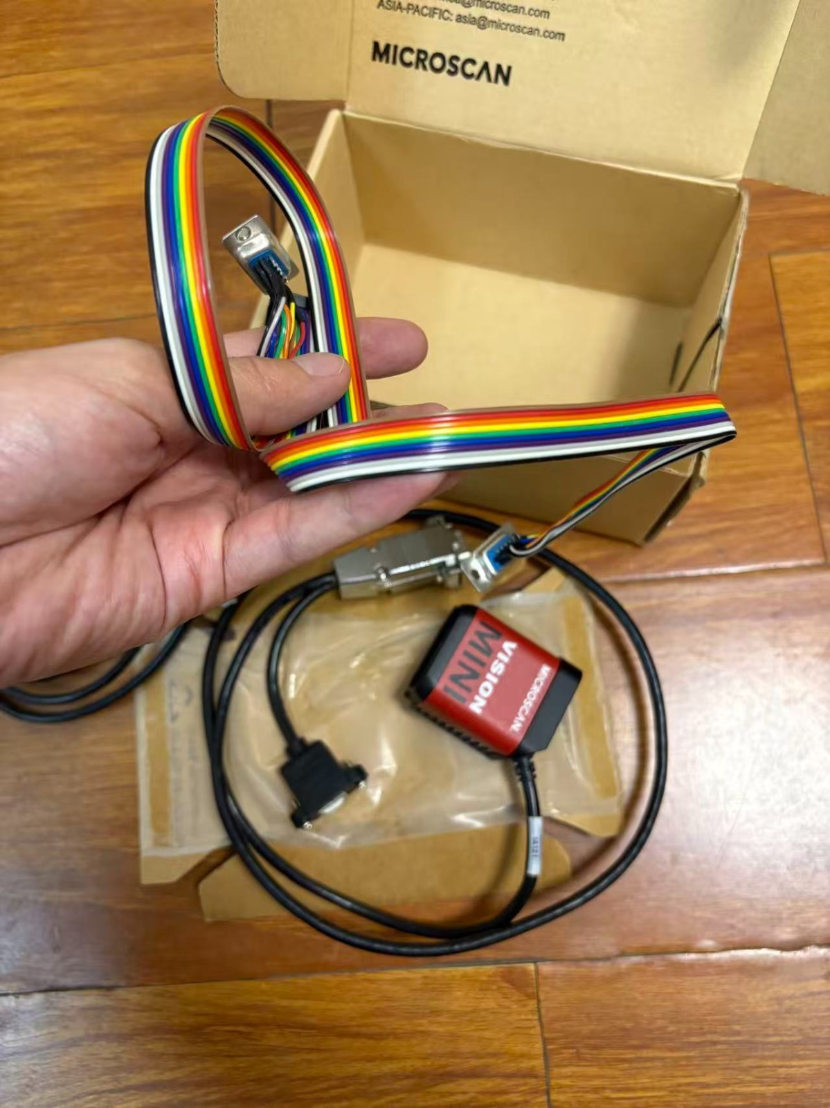 Microscan GMV-6300-2200G Mini Hawk Fixed Barcode Scanner UPS Worldwide Expedited