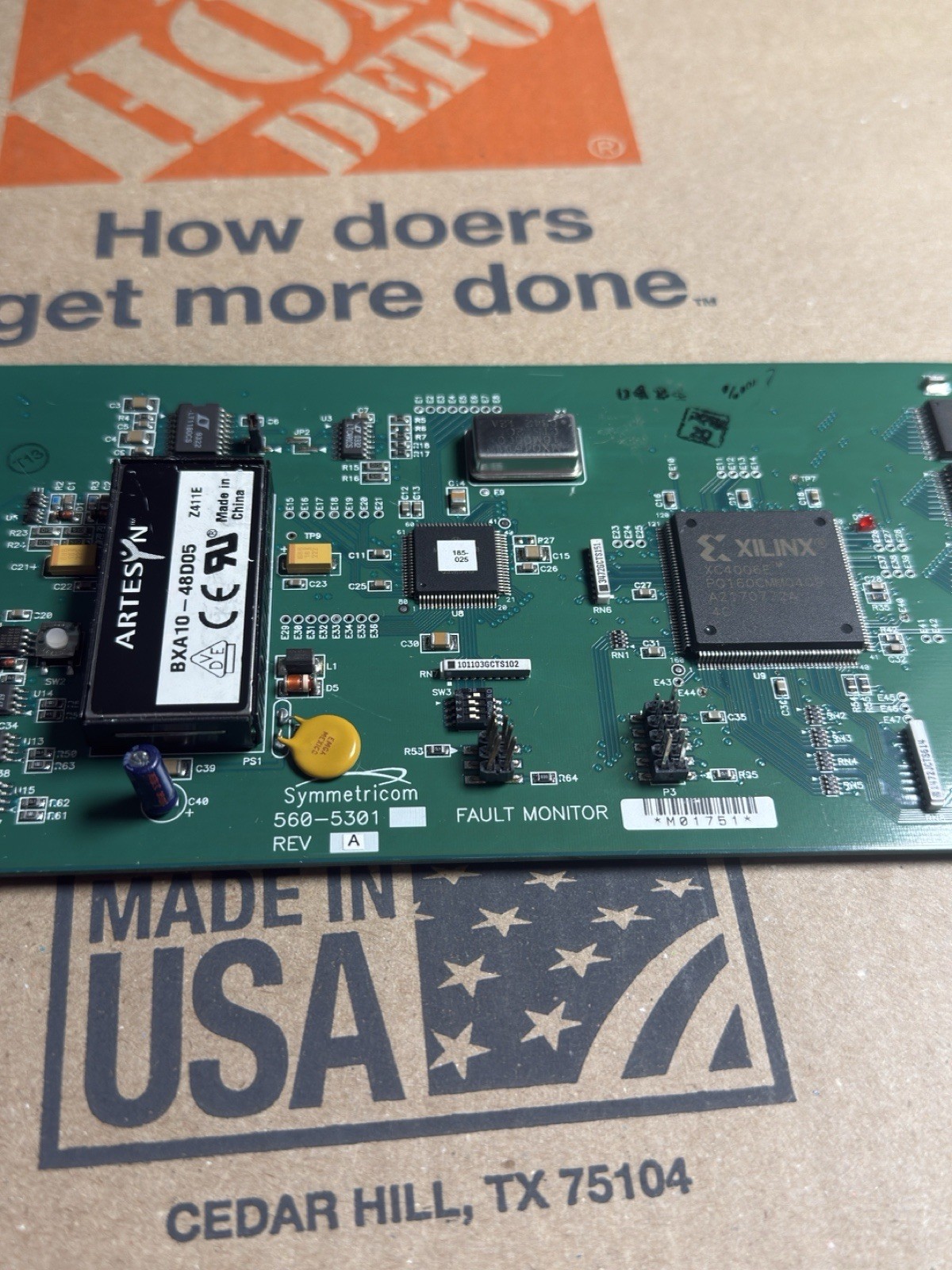 Symmetricom 560-5361 Rev A Fault Monitor Card GPS TIMING