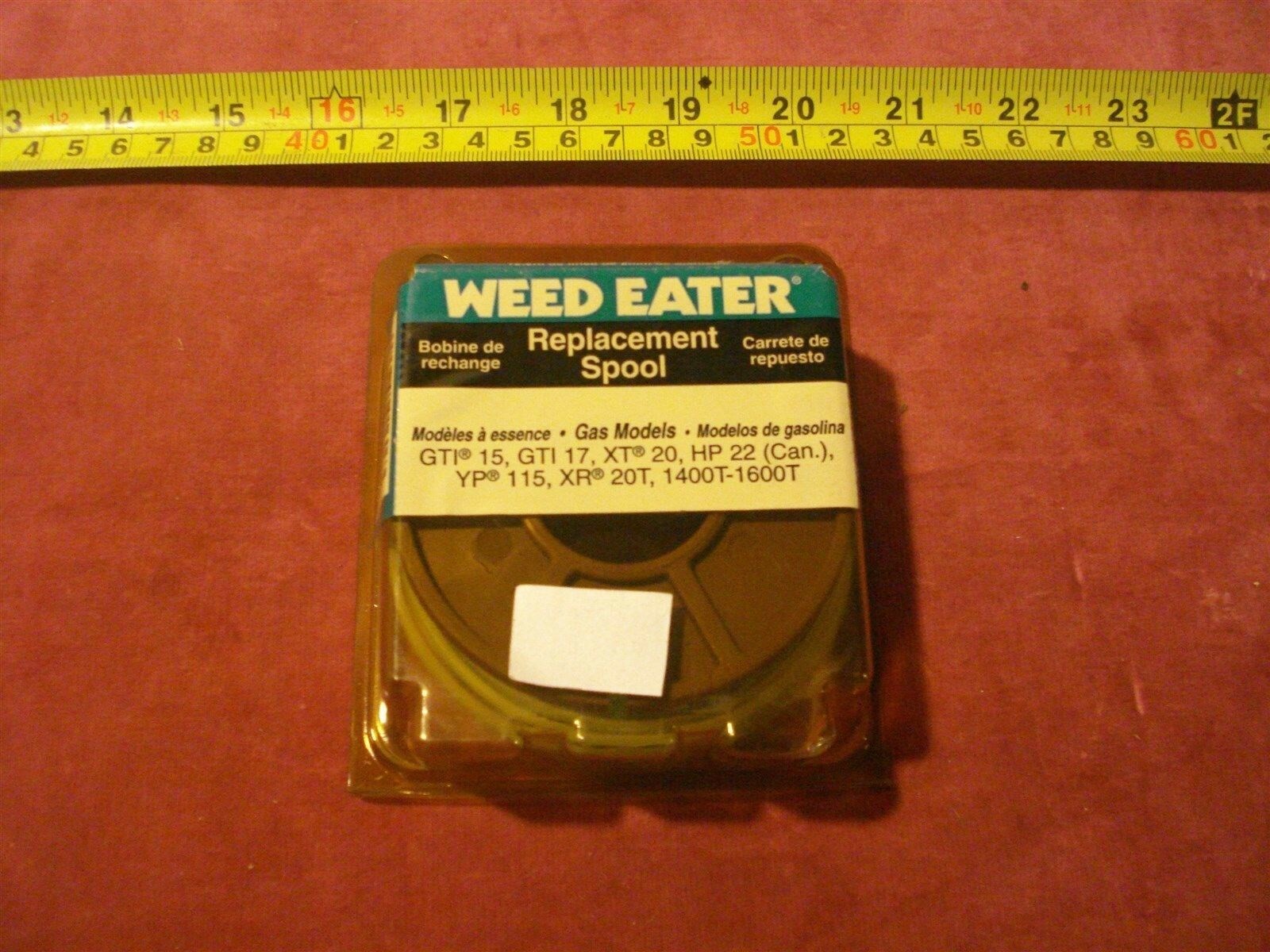 (2835.) Repl. Spool for Weed Eater Gas Models 40′ x 0.080″