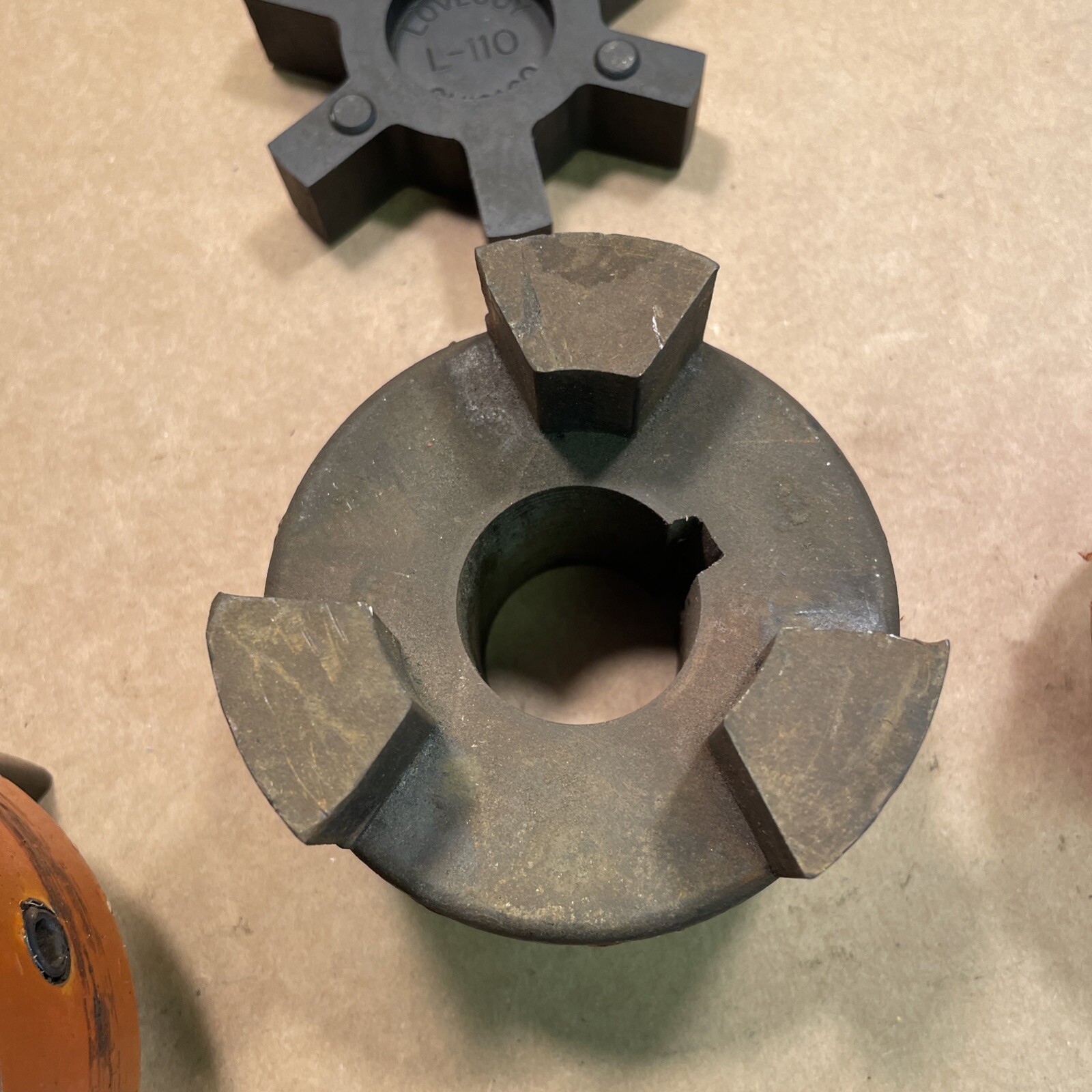 Lot of 6: LOVEJOY L Couplings L-150 L-110 L-100 L-095 JAW COUPLING