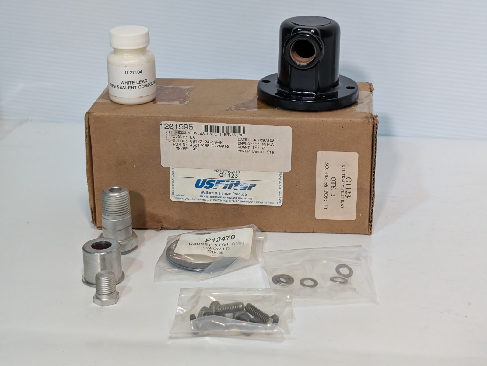 Wallace & Tiernan G1123 US Filter Industrial Trap Regulation Kit, P12470 Gasket