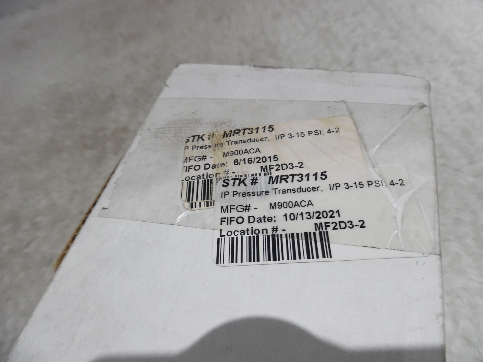 Control Air 900-ACA I/P Current to Pressure Transducer 4-20Ma 3-15psi