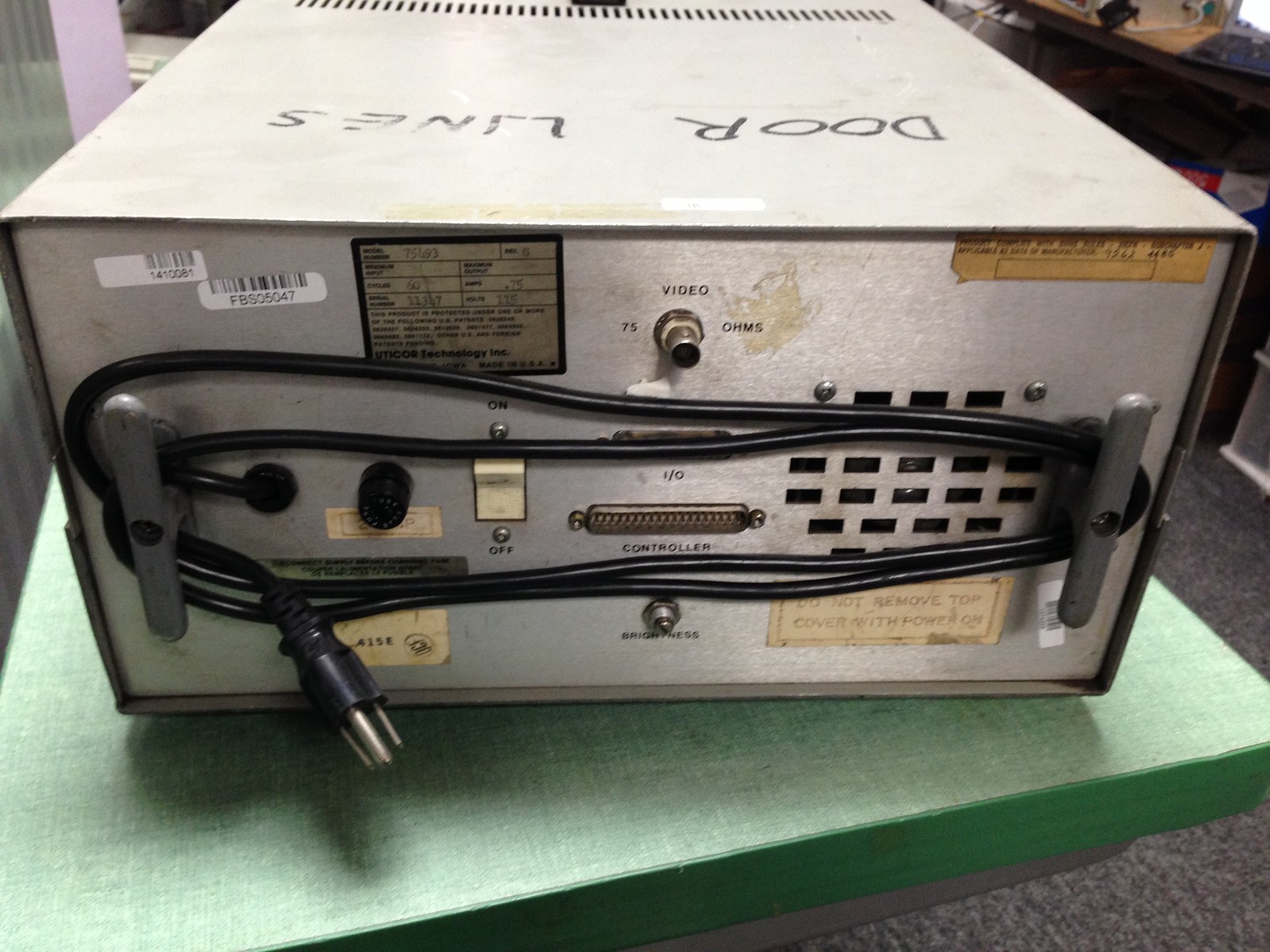 UTICOR TECHNOLOGY 75493 INDUSTRIAL TERMINAL Plc CONTROLLER,CL