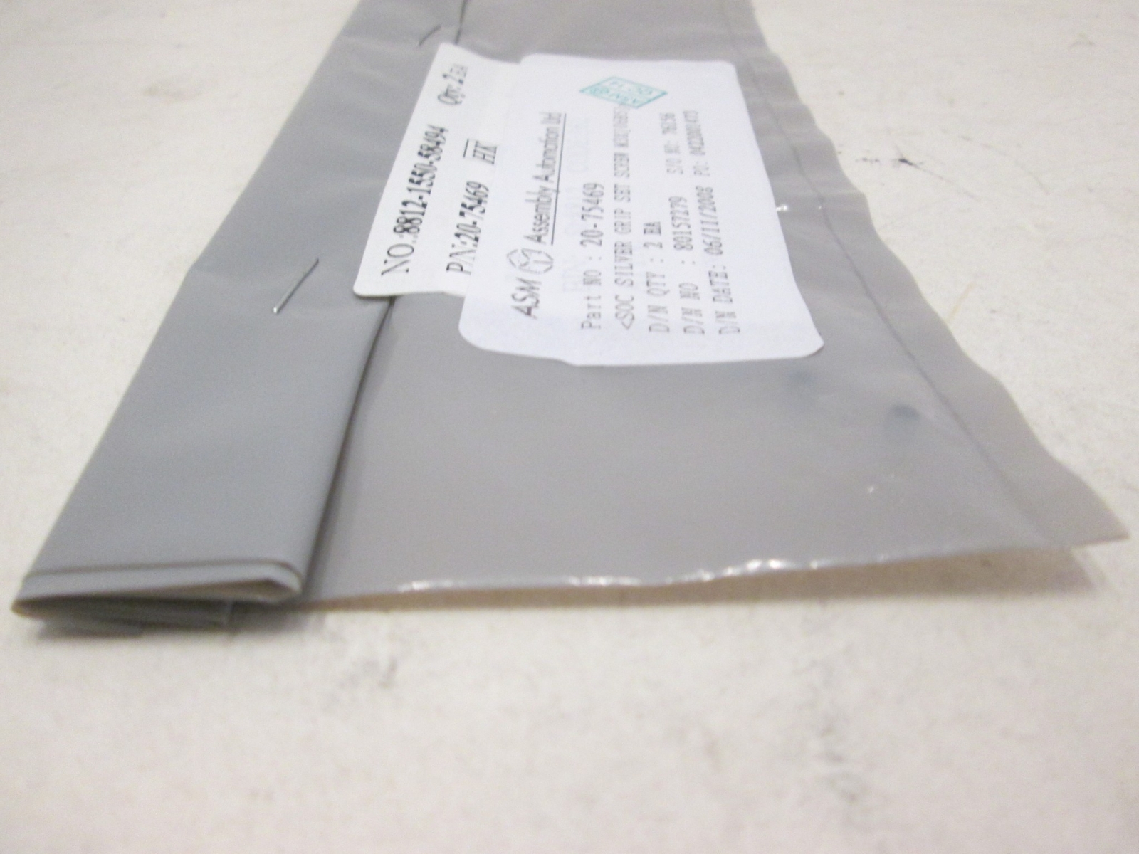 ASM, SOC Silver Grip Set Screw M3X, 20-75469, New, Lot of 2