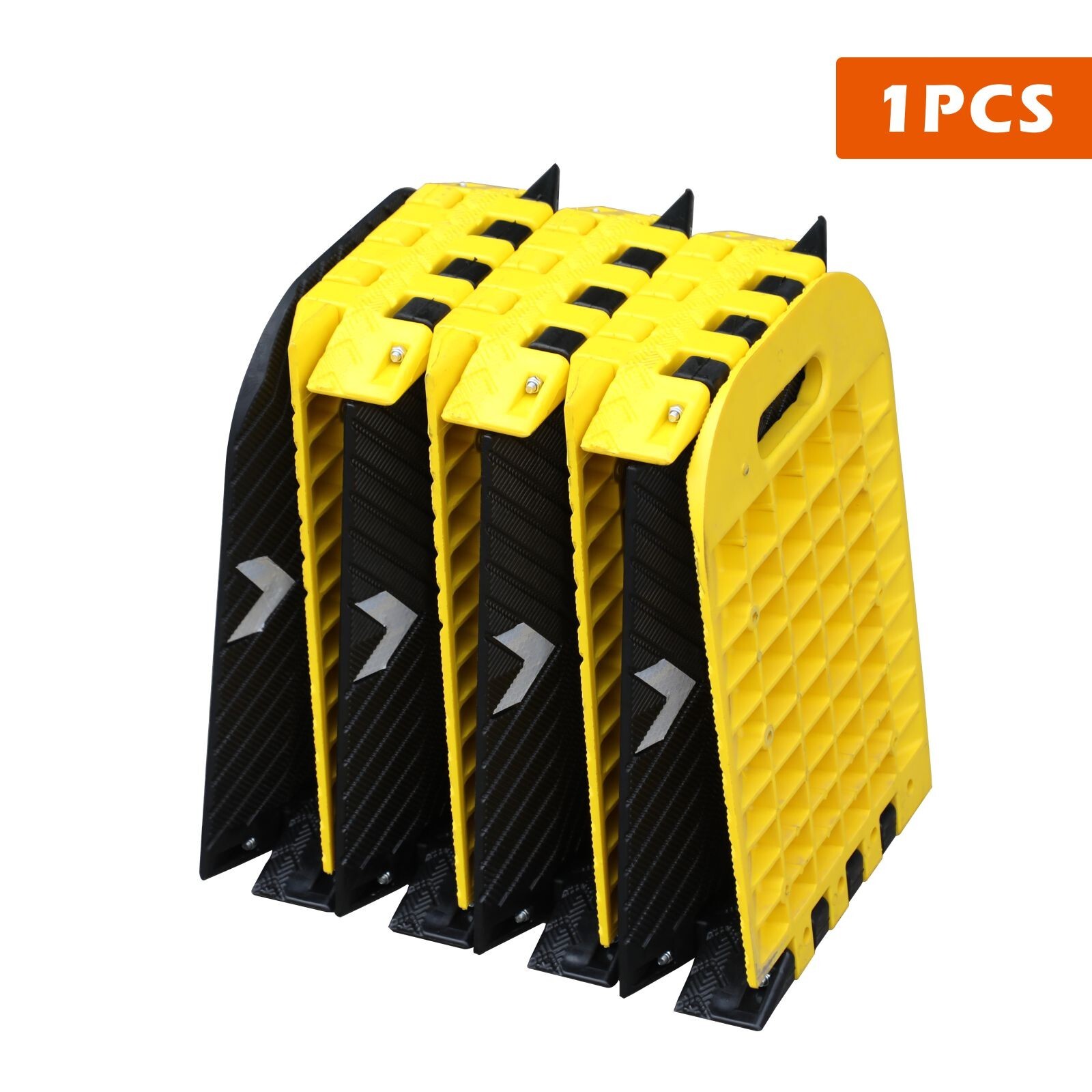 Orancl Portable speed bump Yellow 10Ft length, ideal for road and driveway use