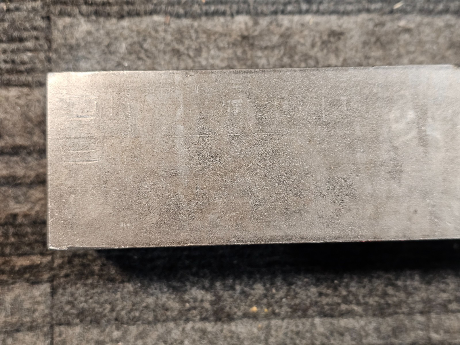 Square Idler Shaft Round End Bar 24″ Over All Length x 2″ Width, Silver