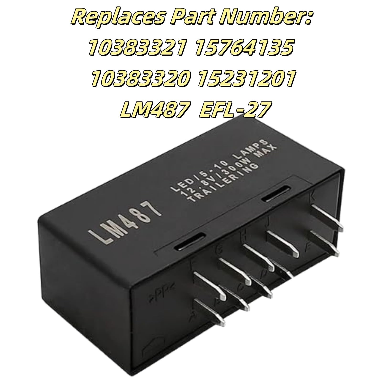 LM487 LED Flasher Turn Signal Relay for Chevy Silverado GMC Cadillac Hummer03-07