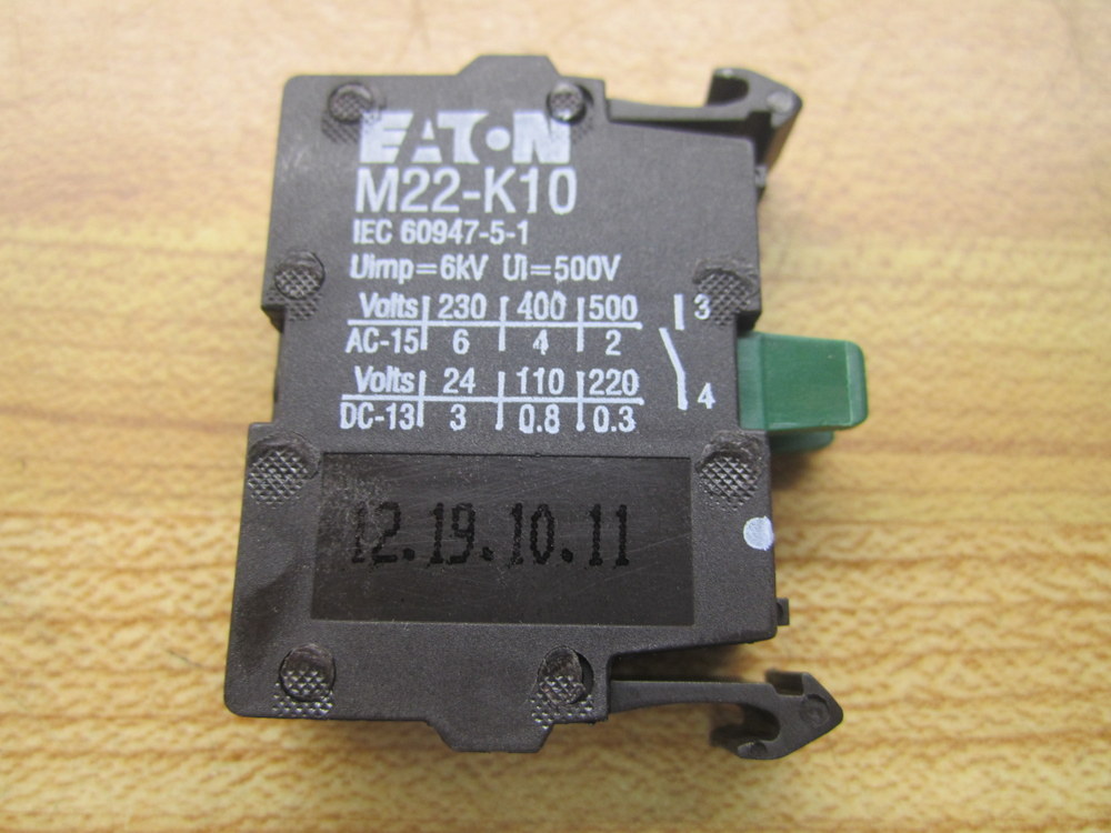 Moeller Klockner M22-K10 Eaton Block Cutler Hammer
