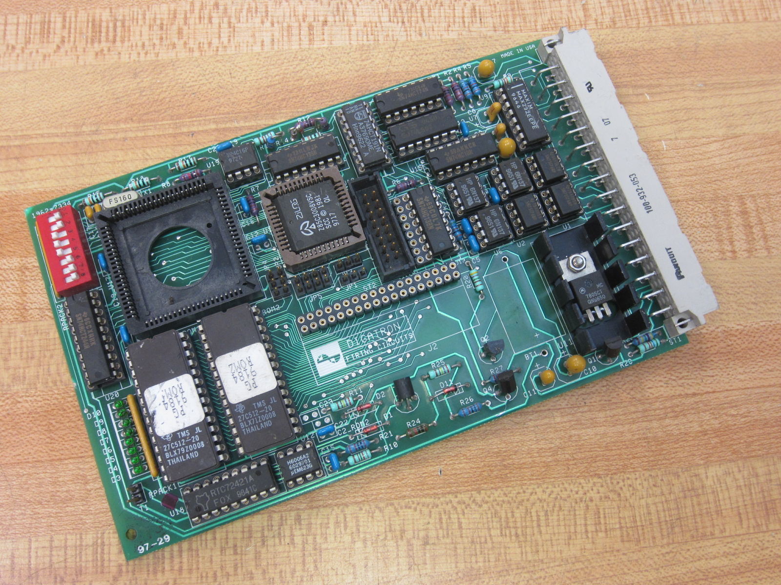 Digatron 1962-7334 Circuit Board 19627334 #2 W/O Integrated Circuit