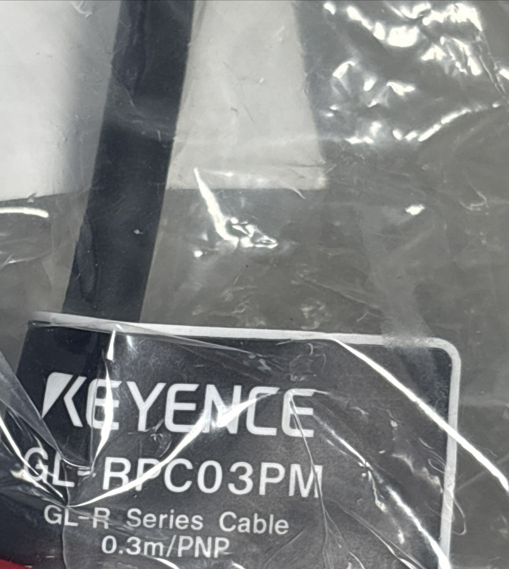 Keyence GL-RPC03PM Light Curtain Cable 5 Pin GL-R Series Cable 0.3m/PNP – NEW