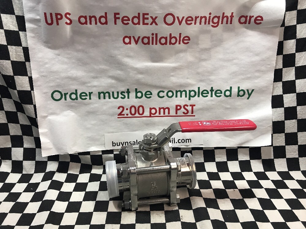 END-ARMATUREN 2 WAY MANUAL BALL VALVE KF-40, SHIPSAMEDAY #104B6