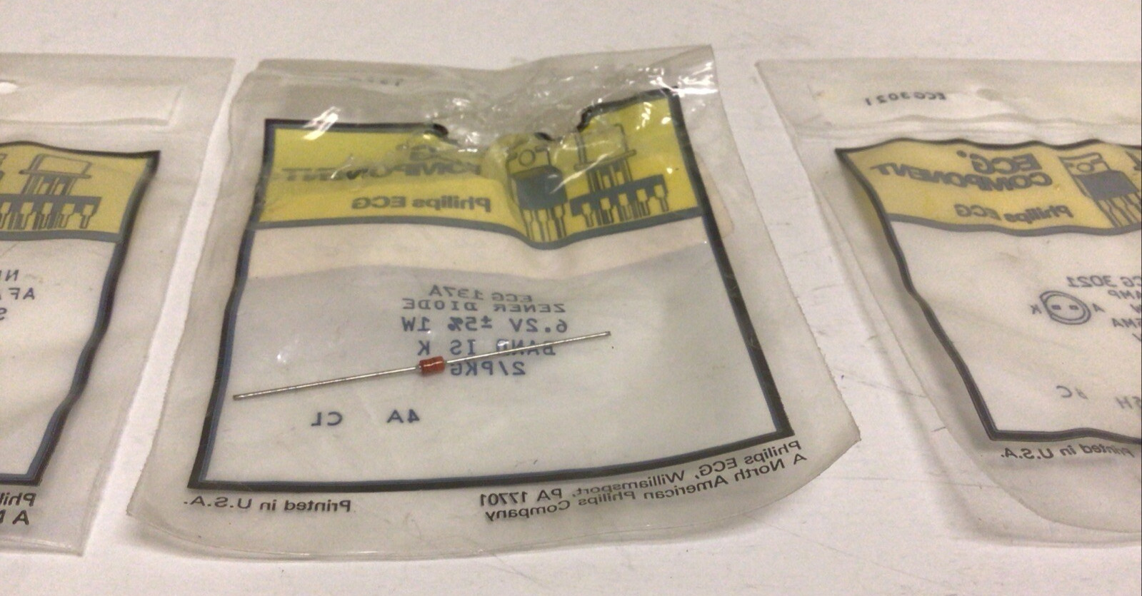NEW, (ASSORTED LOT) ECG COMPONENT ECG123A, ECG137A, ECG3021, ECG3022, FREE SHIP