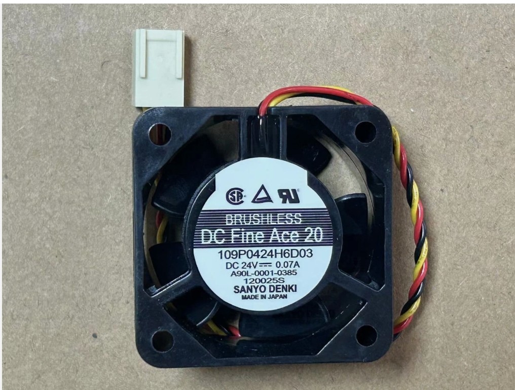 1PC SANYO 109P0424H6D03 24V 0.07A 3-wire FUNAC cooling fan 40*40*20mm