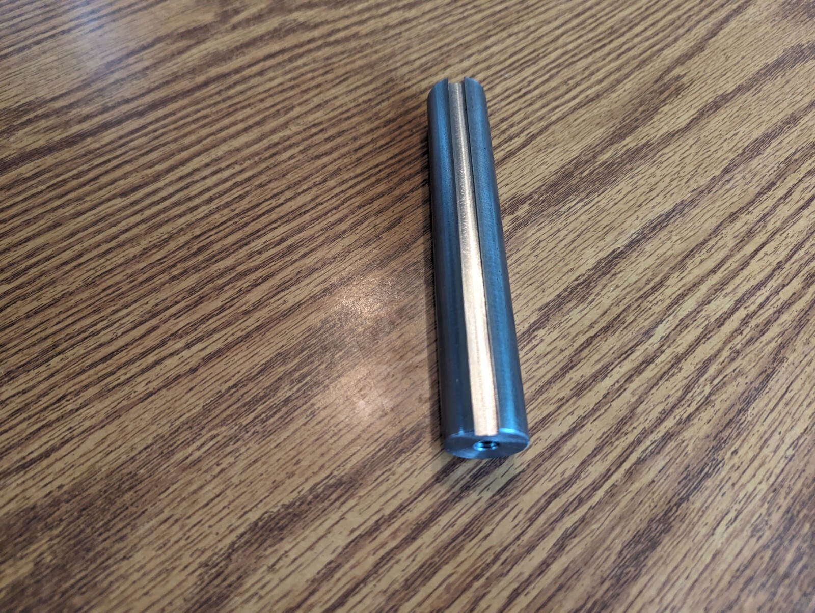 Drive Shaft 1″ OD x 6″ Lg, 1/4″ Keyway. Fully Keyed, both ends tapped 5/16-18.