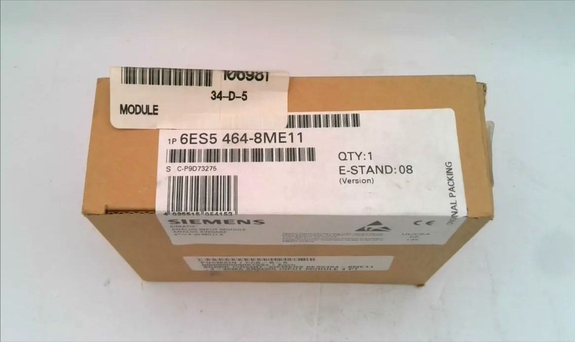 SIEMENS 6ES5464-8ME11 ANALOG INPUT MODULE FACTORY SEALED PACKAGING