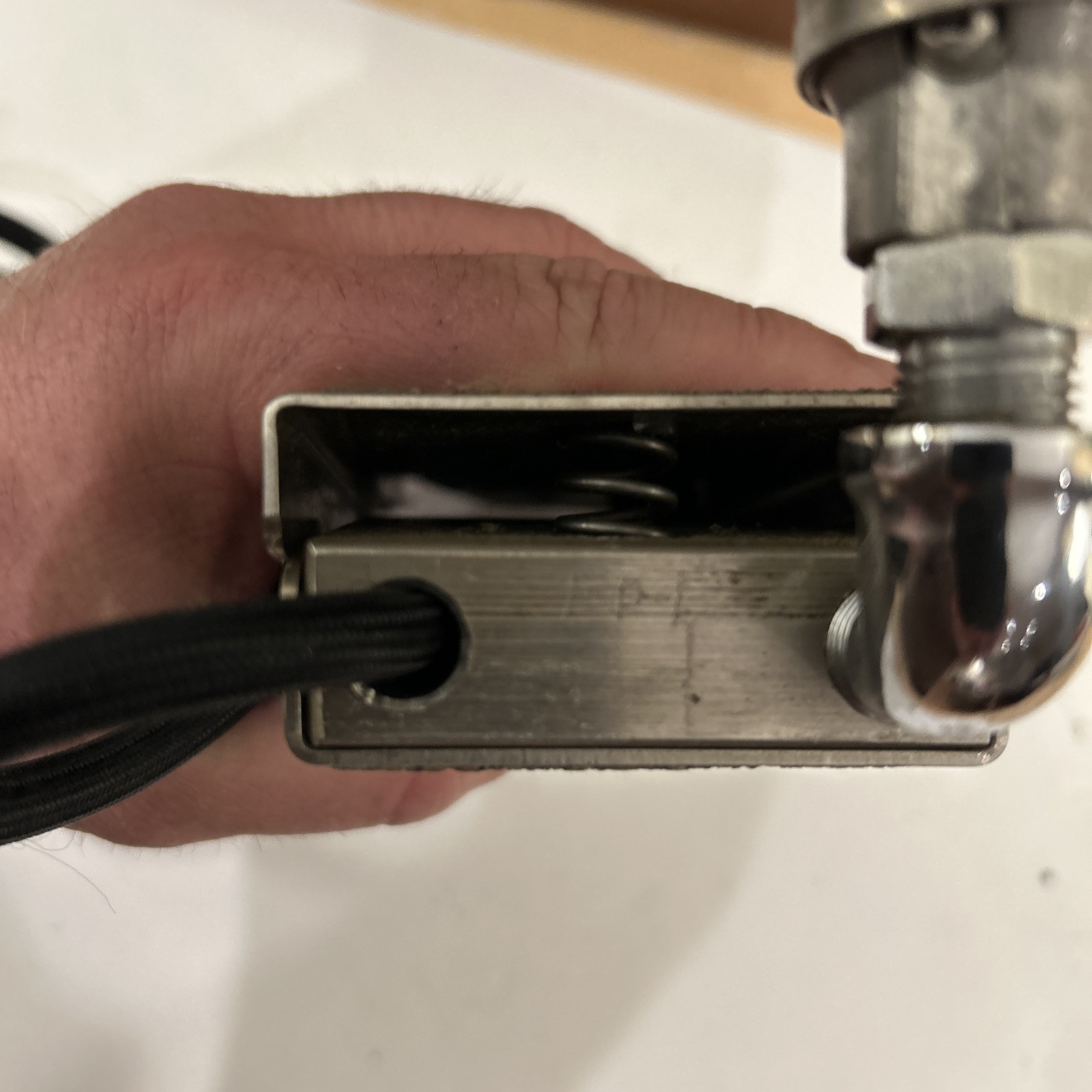 Vintage Schrader Pneumatic Foot Pedal With Hose