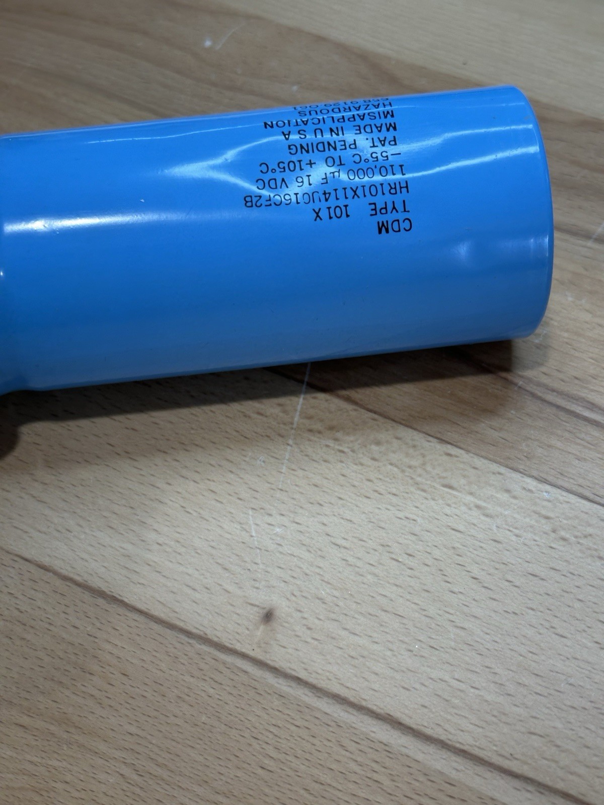 CDE CDM FIXED CAPACITOR HR101X114U016CF2B, 110,000 SCREW IN ADIRONDACK