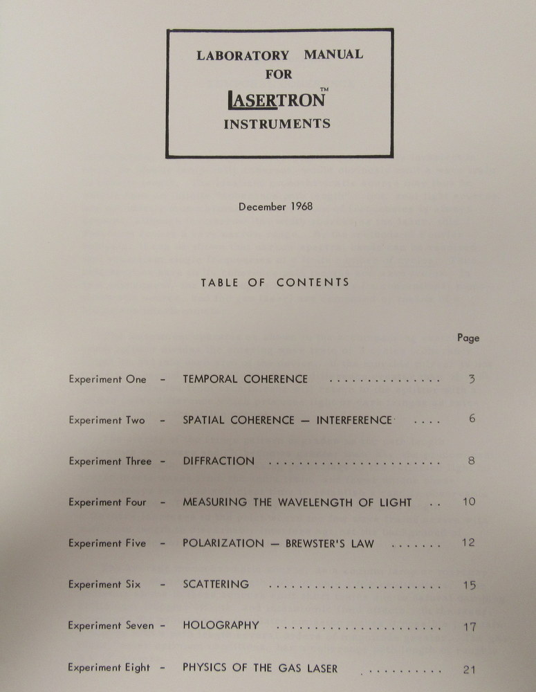 University Laboratories 3328 Manual