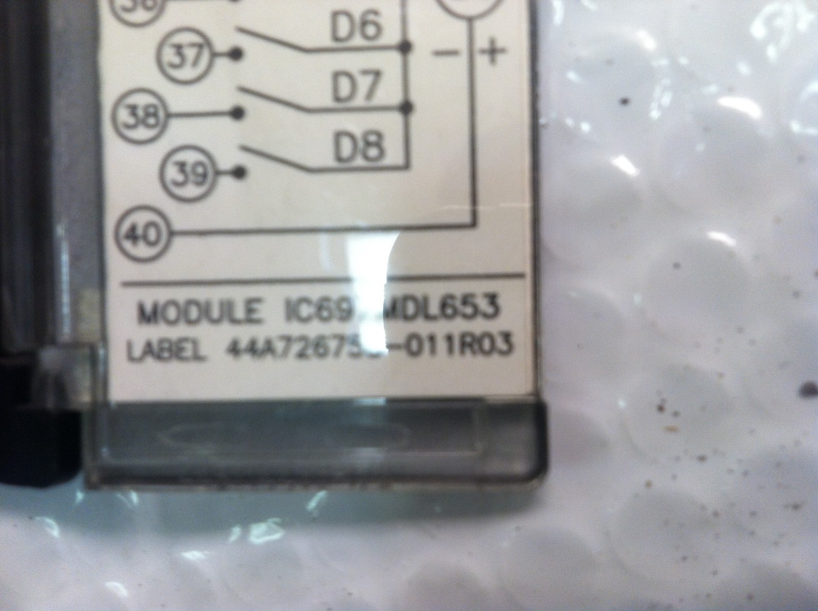 GE FANUC, I3C7B3 CONTROL BOARD IC697MDL653