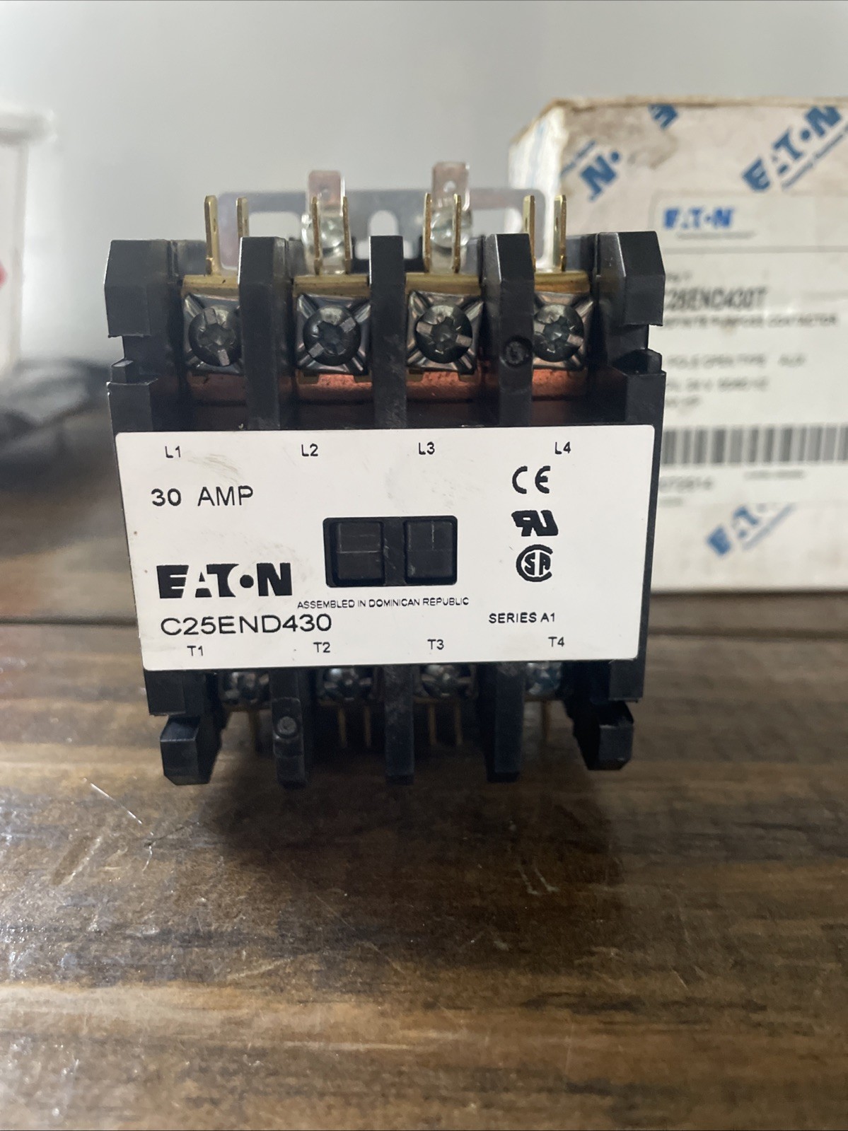 Eaton NSB C25END430T Definite Purpose Contactors Non-Reversing 4P 30A 24V 50/60H