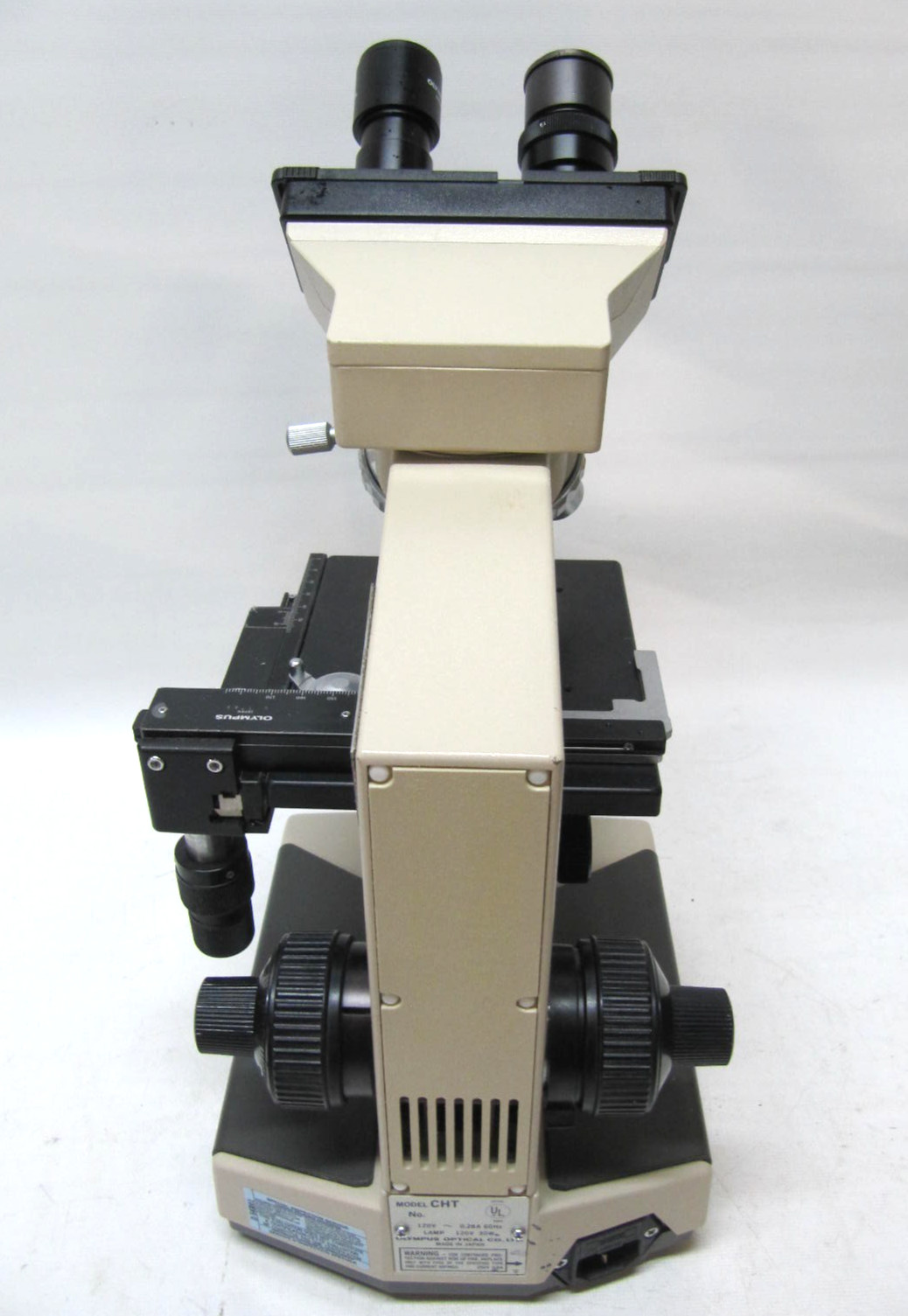Olympus CH-2 Binocular Microscope Mechanical Stage CHT