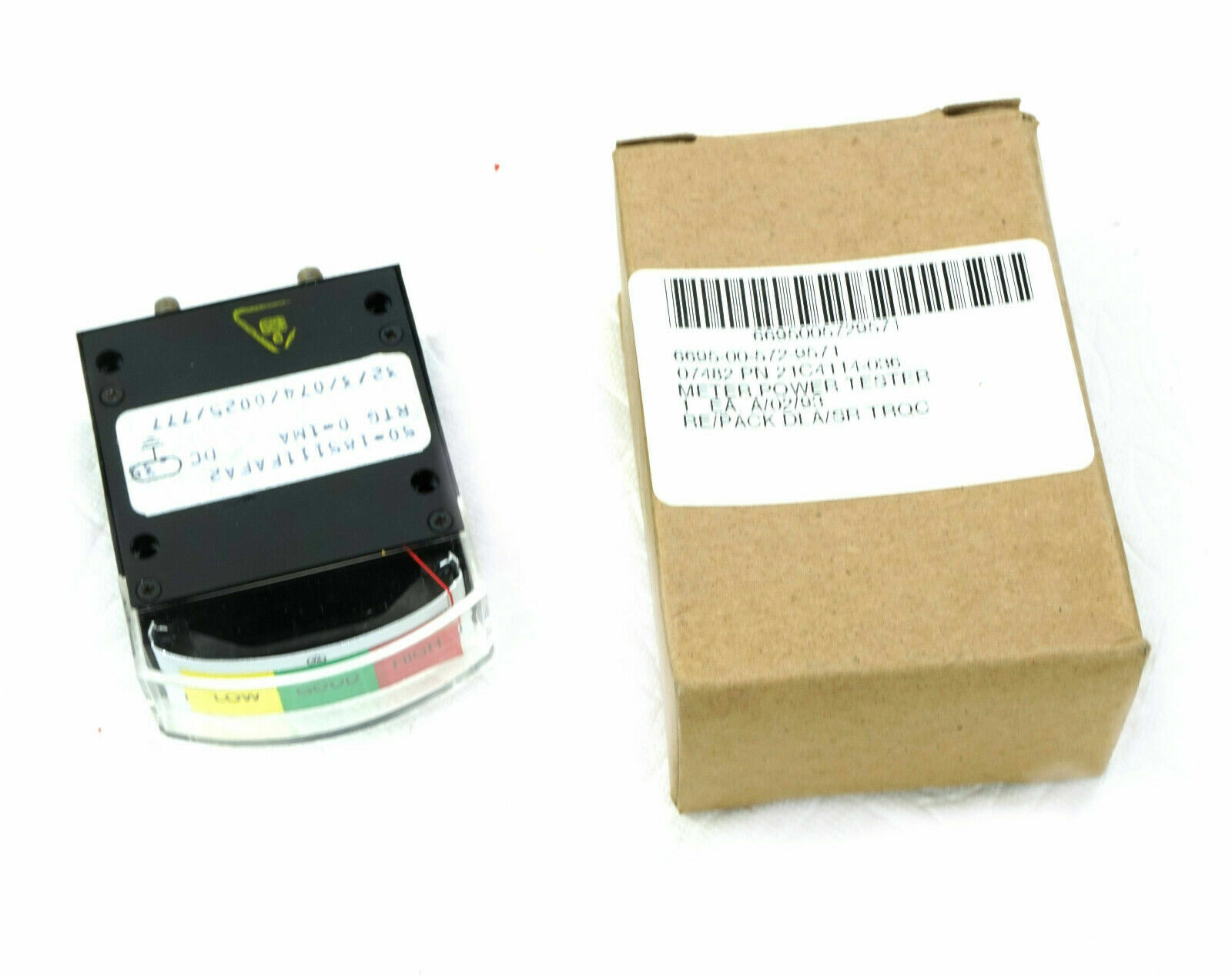 GE turbine Edgewise Panel Meter type 185 Low Good High for Helicopter Cockpit