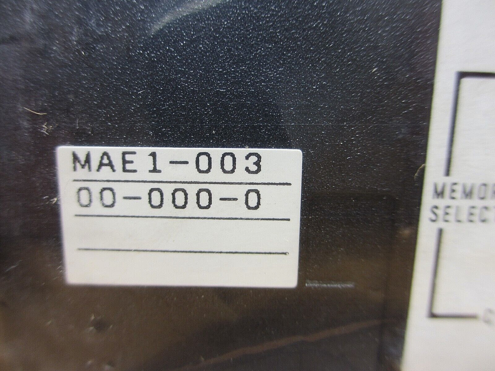 Barber Colman MAE1-003-00-000-0 *NEW* Temperature Controller 0-1600 Deg F 115V