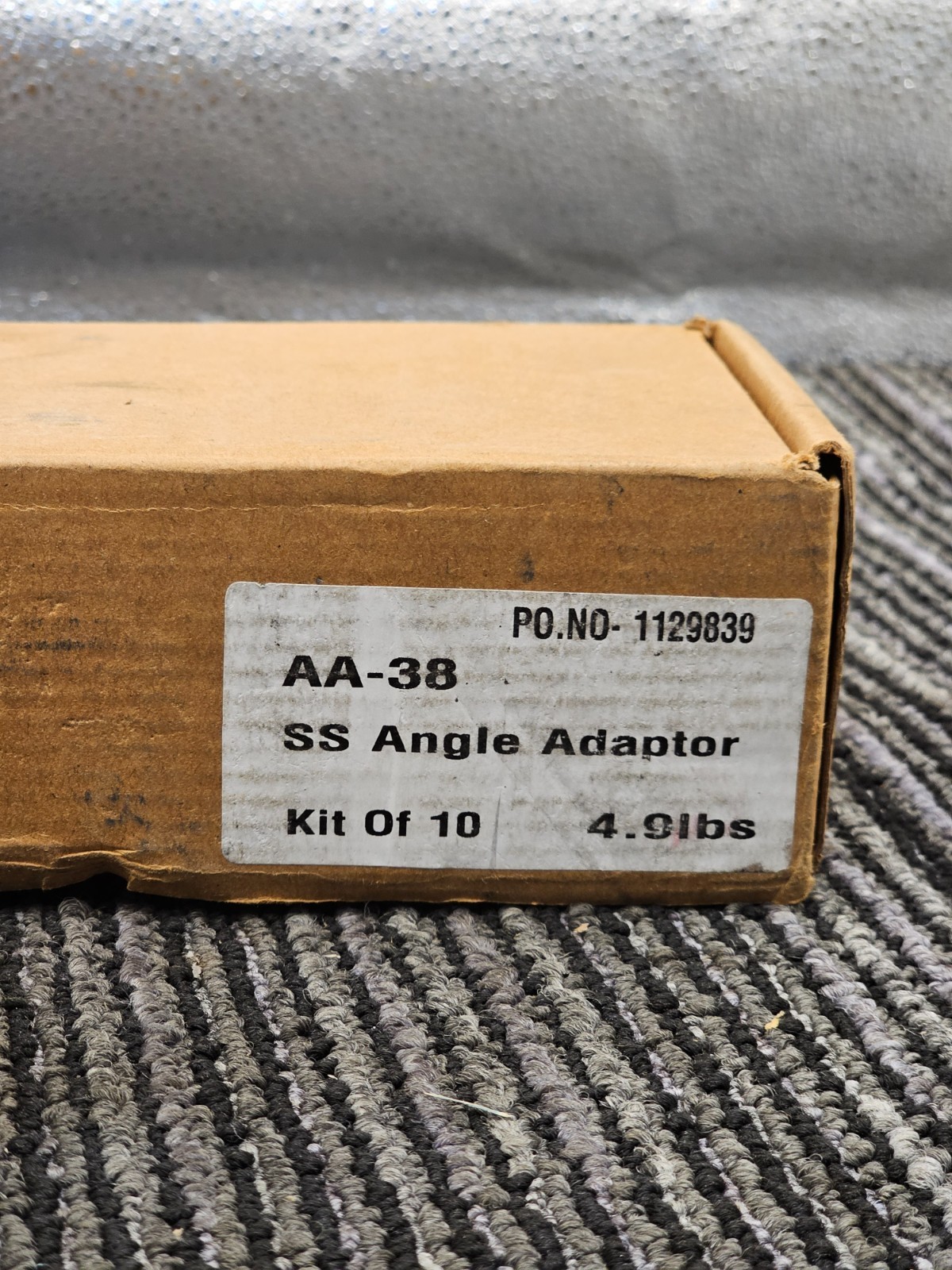 (QTY 10) AA-38 Stainless Steel SS Angle Adaptor Assembly