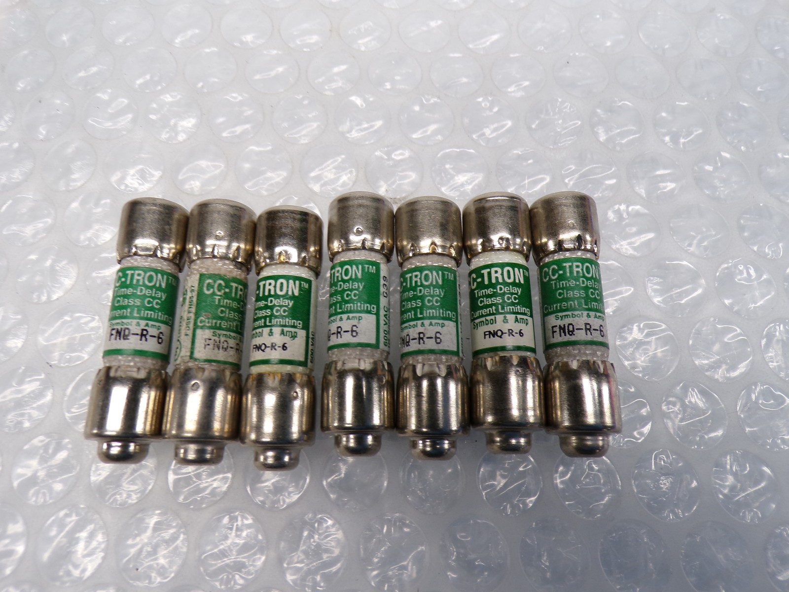 CC-TRON FNQ-R-6 FUSE LOT OF 7 NSNP