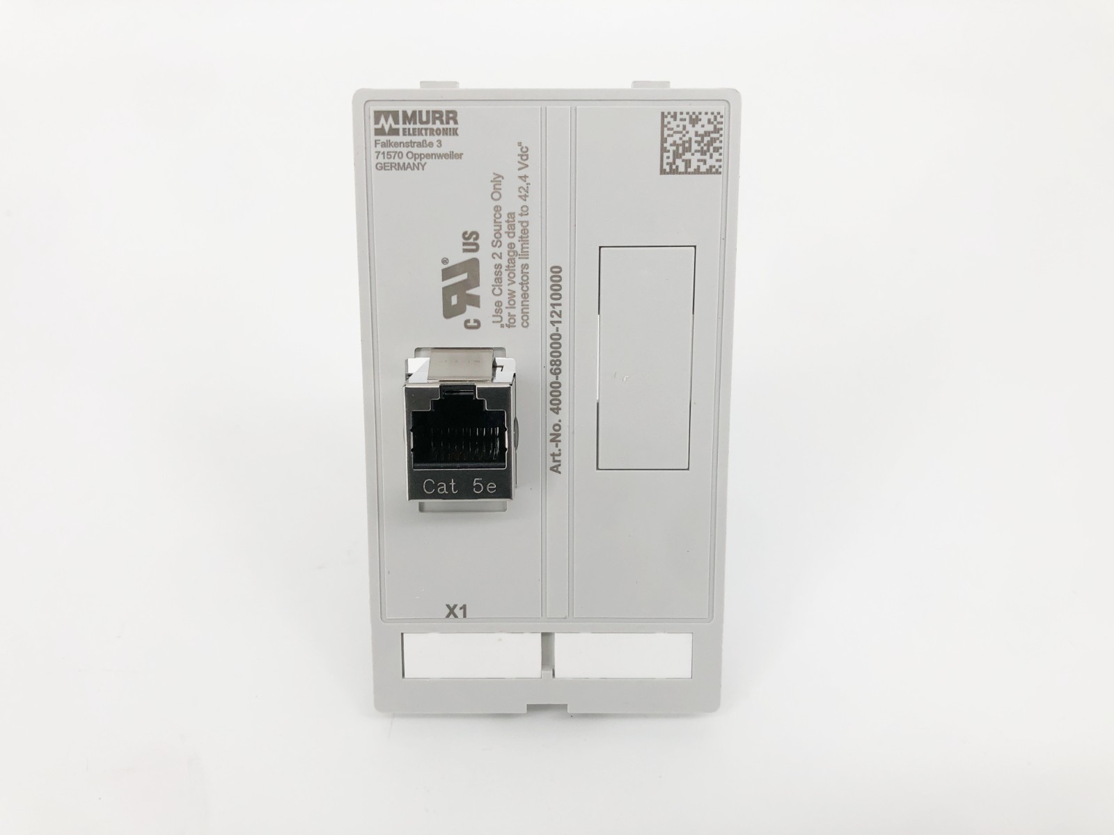 New Murr Elektronik 4000-68000-1210000 Panel Interface 1xRJ45 + 1xSUB-D9 Blind