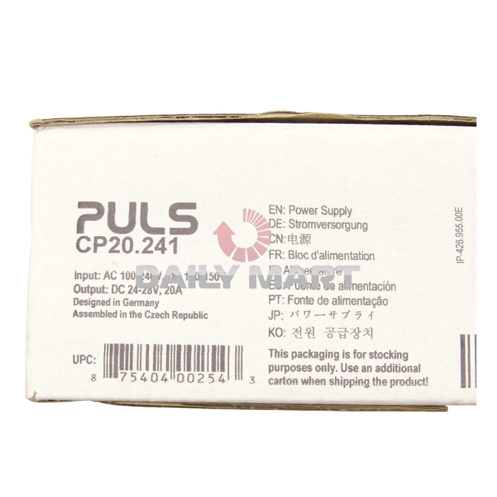 New In Box PULS CP20.241 Power Supply
