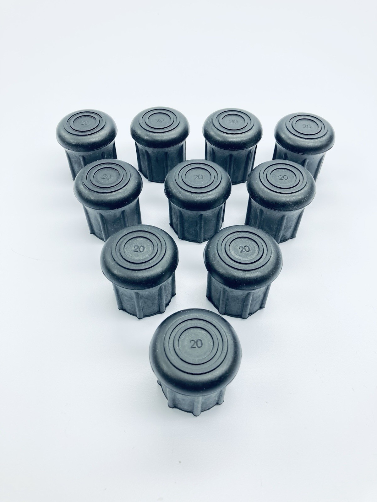 Lot of 10 McMASTER-CARR 2517T65 Rubber-Base Slip-On Protective Fett 1″-Id