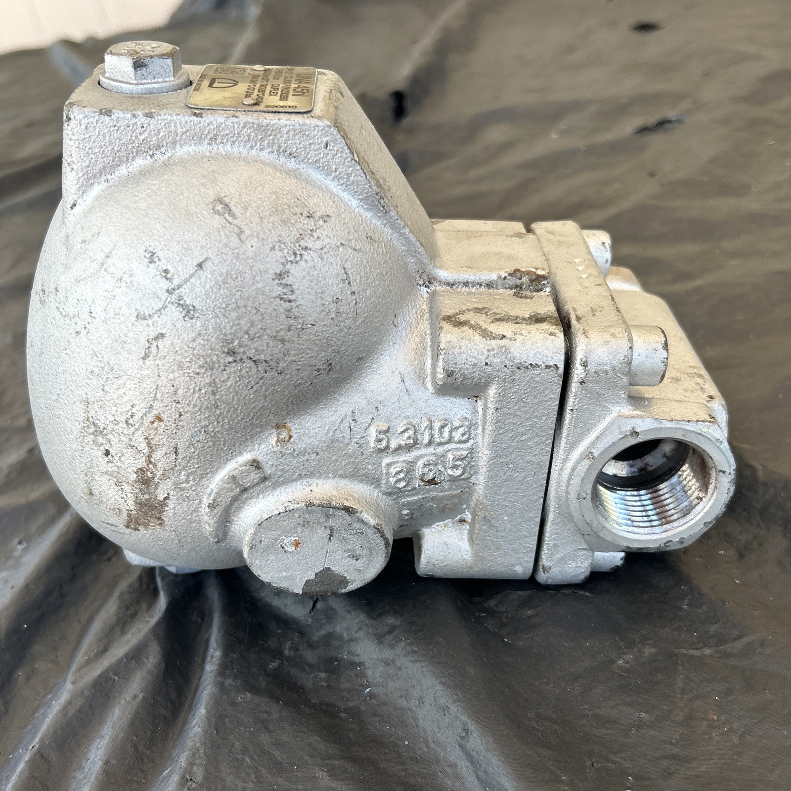 UNA Gestra 1″ Duplex Ball Float Steam Trap 230290 45hl DN25 CL300 New Old Stock