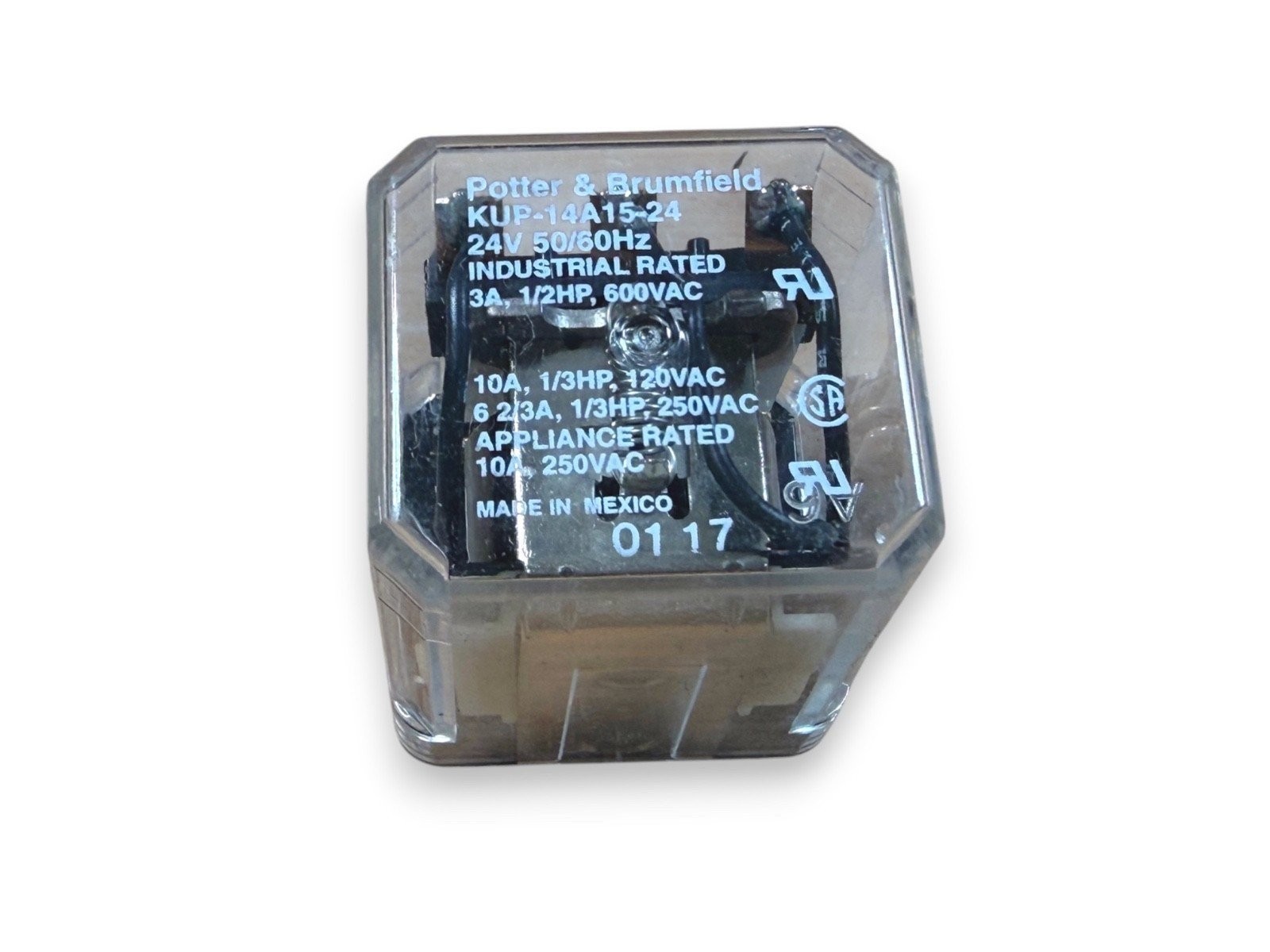 Tyco Electronics / Potter & Brumfield KUP-14A15-24 Relay (NEW)