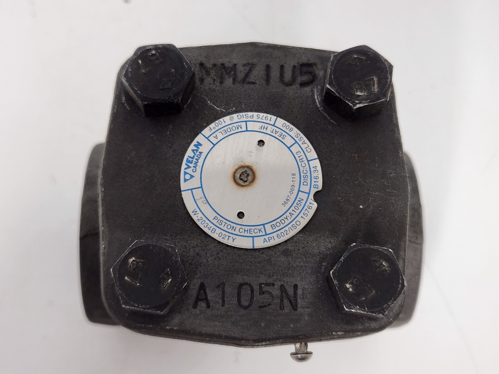 NEW OLD STOCK! VELAN PISTON CHECK VALVE W-2034B-02TY