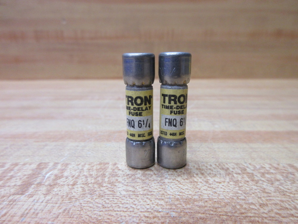 Buss FNQ-6-1/4 Bussmann Fuse Cross Ref 6F156 (Pack of 2)