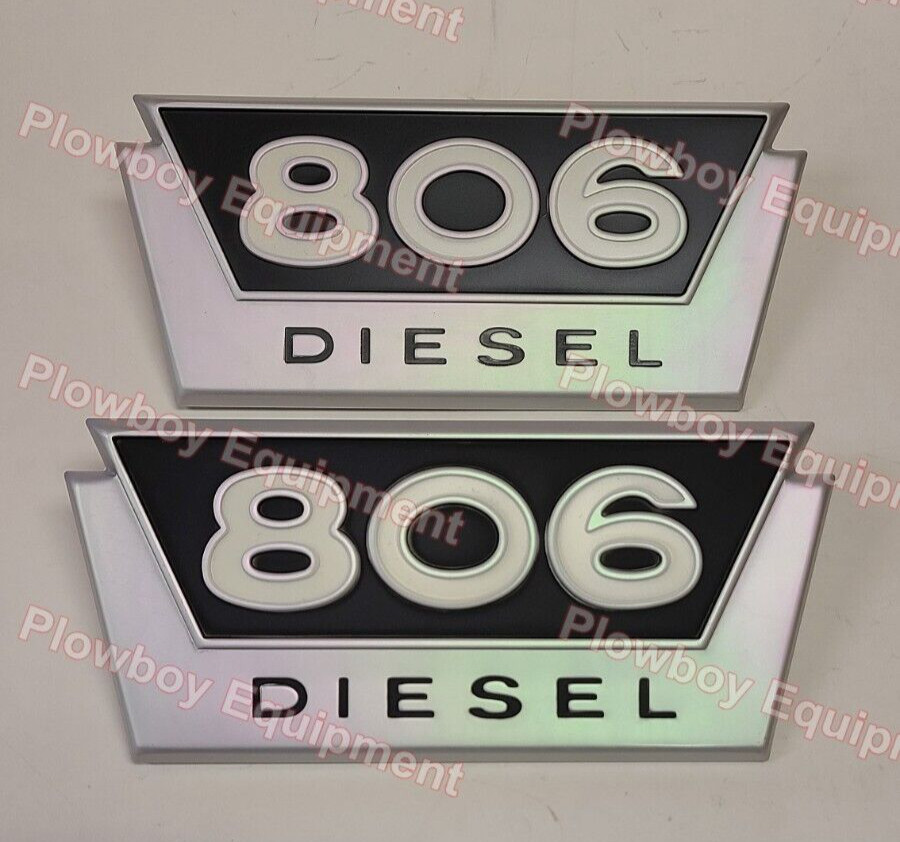 381558R1 Side Emblem SET of 2 for FARMALL IH International Tractor 806 DIESEL