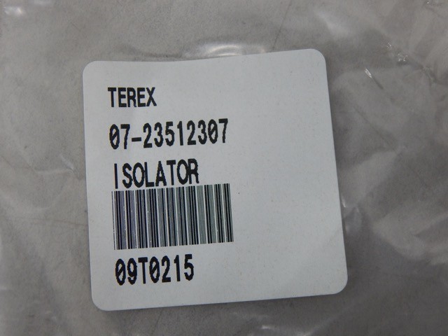 Terex 723512307, 09T0215, Isolator