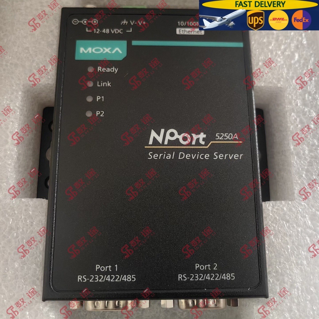MOXA NPort 5250A Serial Server#1pcs new by UPS