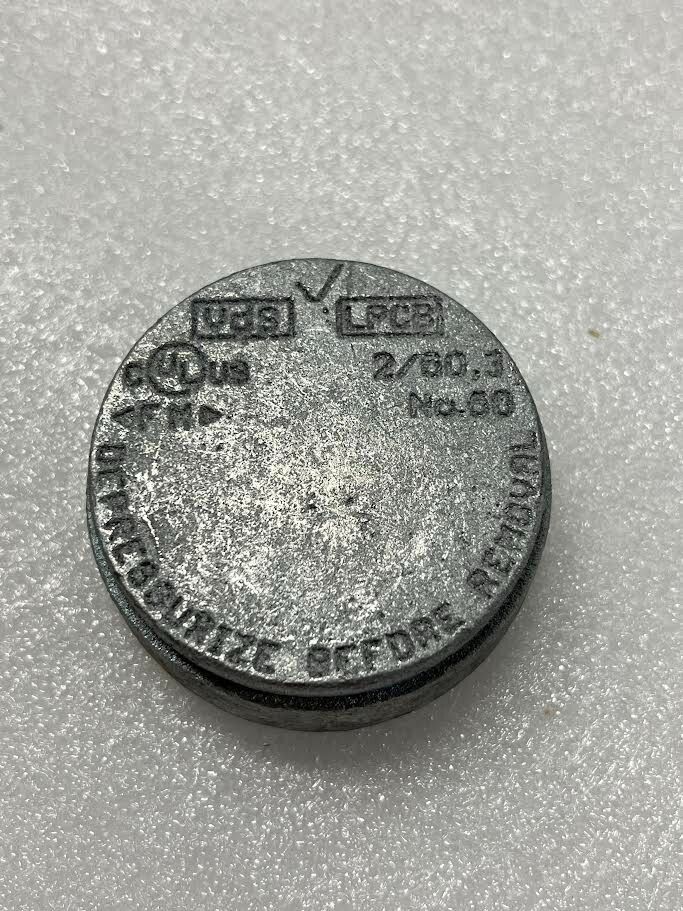 Lot of 48 VICTAULIC FireLock 60.3 2″ Galvanized Cap