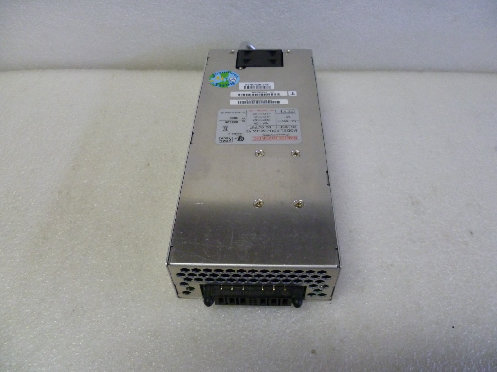 MARTEK PDU-150-4A-YE 144W 110-0004-50 HOT SWAP POWER SUPPLY