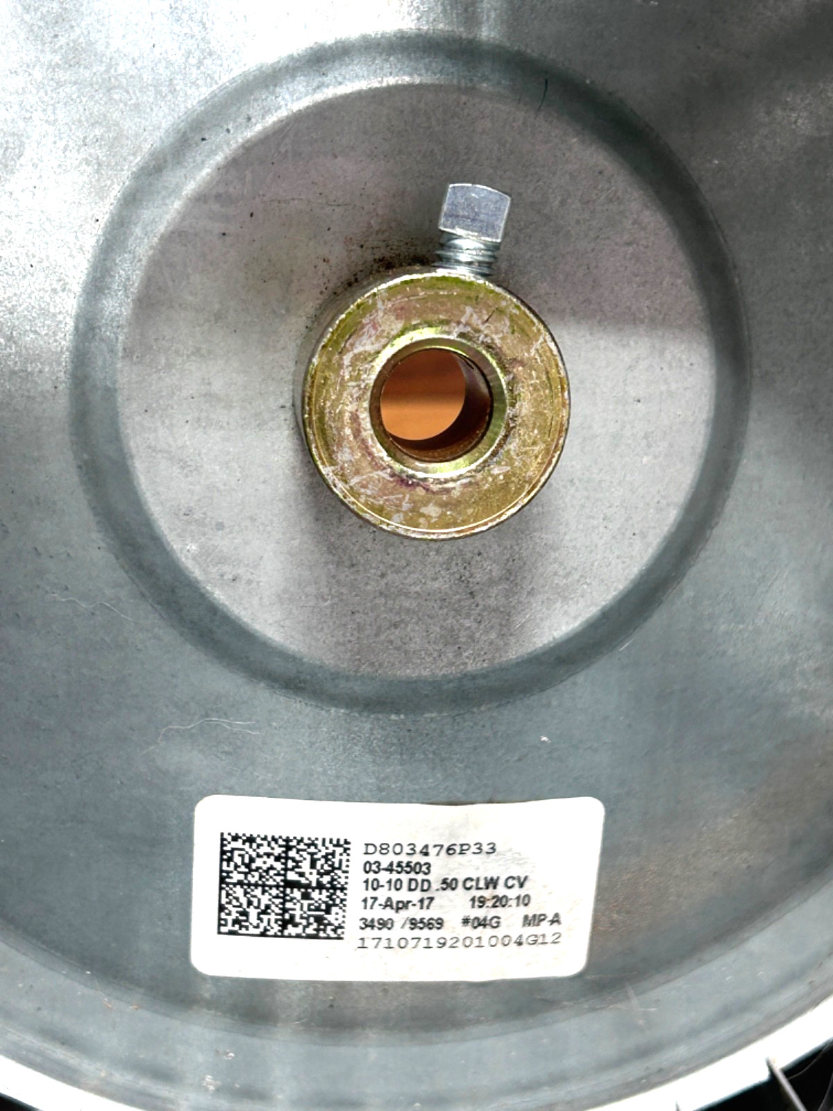 Service First WHL03149 Blower Wheel 10.6″ x 10.6″, 1/2″ Bore CW Trane WHL03149