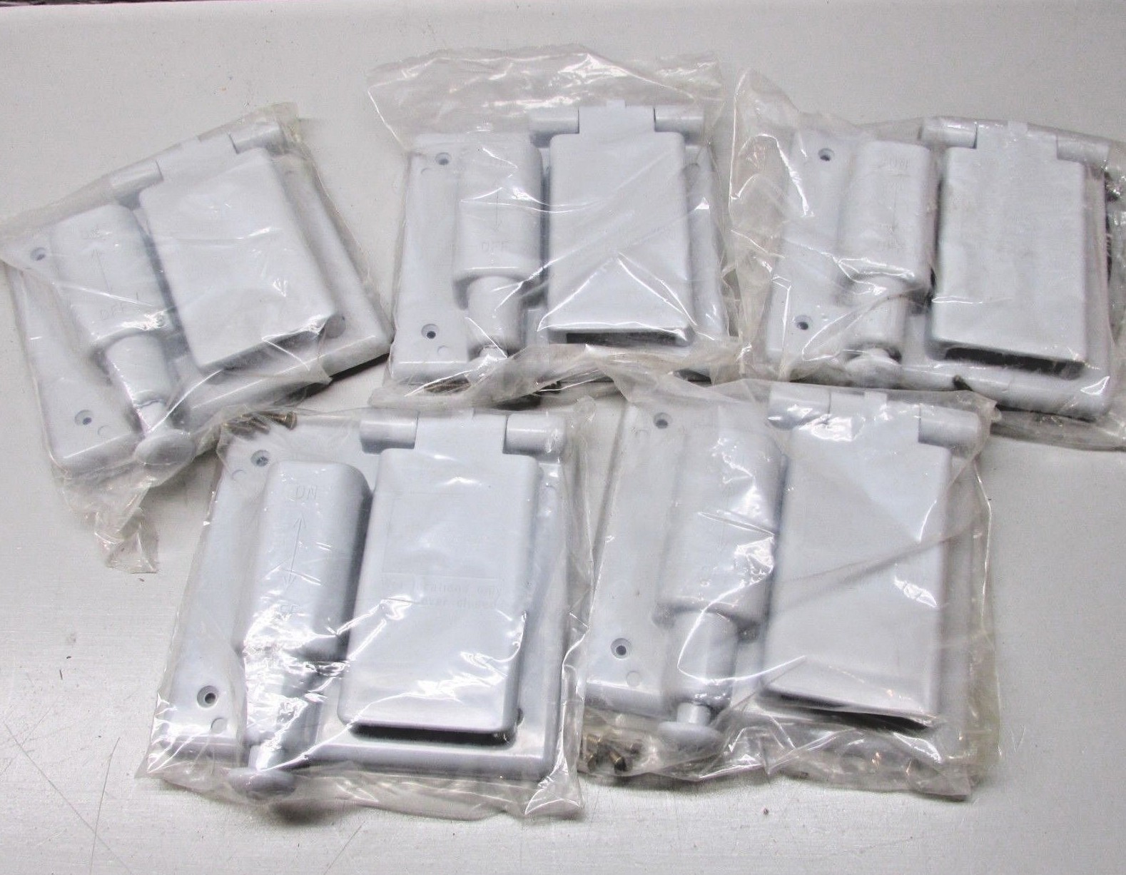 Scepter VSDR20-2 Duplex Plunger Switch Cover Lot of 5!