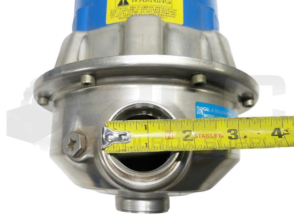 NEW GOULDS 2ST1F5E2 CENTRIFUGAL PUMP 1.25 x 1.5-6, 1.5HP 3450RPM