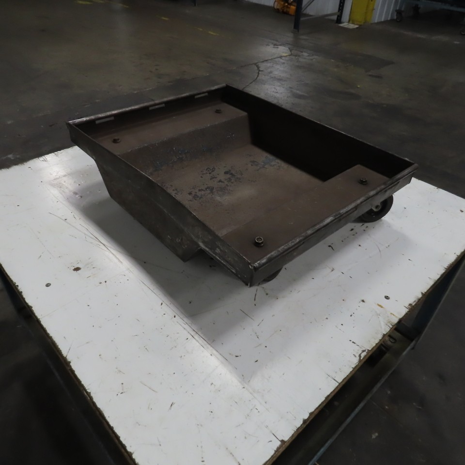 26-1/2″ x 21″ Mobile Cart Transport Warehouse Dolly 6-3/4″ H W/4 Swivel Casters