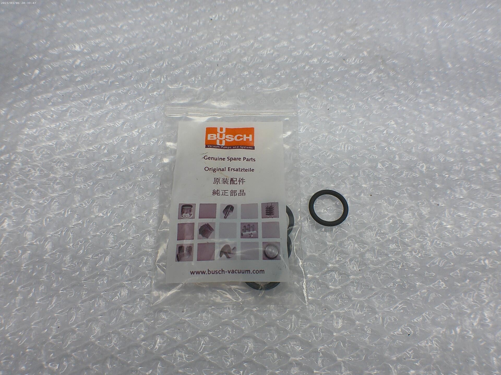 BUSCH 0486000647 15X2,5 O-RING PKG OF 9 NSMP