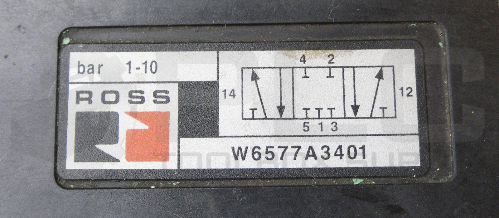 ROSS CONTROLS W6577A3401 SOLENOID VALVE 1-10BAR W/ 334B33 COIL 24VDC