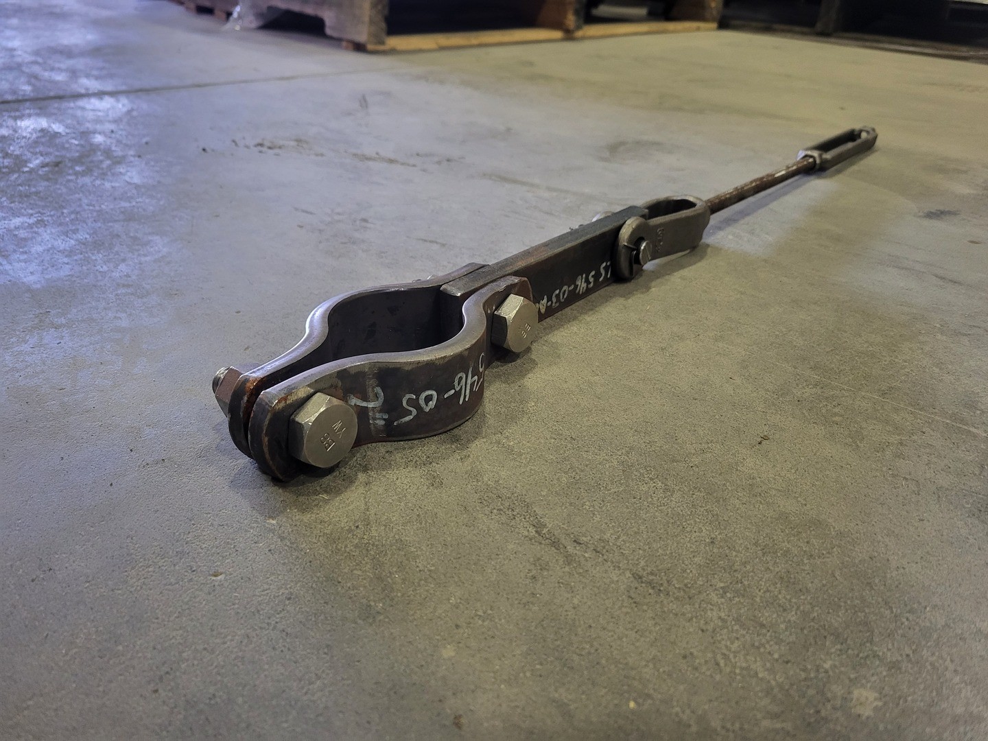 2″ Pipe Clamp Turnbuckle & Threaded Rod 52″ Long – Pipefittings
