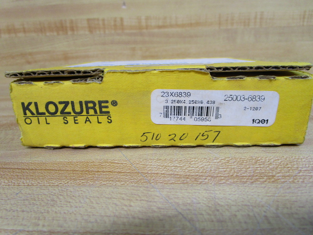 Garlock 25003-6839 Klozure Oil Seal 250036839