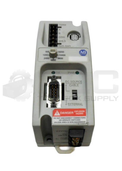 ALLEN BRADLEY 1761-NET-AIC /B ADVANCED INTERFACE CONVERTER 24VDC